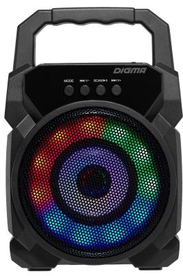 Портативная колонка Digma D-PS1500, 10Вт, черный [sp1500b]