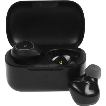 Наушники DENN TWS008, Bluetooth, вкладыши, черный