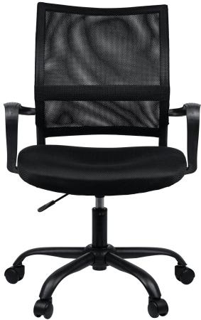 Кресло BRABIX Cargo MG-391, до 130 кг, пятилучие металлическое, ткань/сетка, черное, 532786