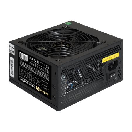 Блок питания 850W ExeGate 850NPX (ATX, 12cm fan, 24pin, 2x(4+4)pin, PCI-E, 3xSATA, 2xIDE, black)