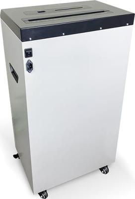 Уничтожитель документов и медианосителей ГЕЛЕОС СП65-4, P-4 (4 ур-нь секр.), фрагмент 3,9х40мм, 30 лист (70г/м2), флеш-карты/CD/пл.карты/скрепки/скобы, 65 литров