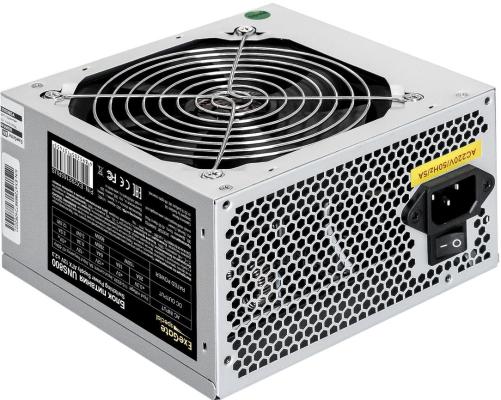 Блок питания 800W ExeGate UNS800 (ATX, 12cm fan, 24pin, 2x(4+4)pin, 2xPCI-E, 5xSATA, 3xIDE, кабель 220V в комплекте)