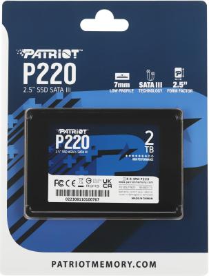 SSD накопитель Patriot P220 2 Tb SATA-III