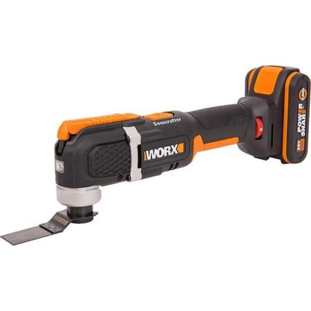 Реноватор аккумуляторный WORX WX696, 20В, 2Ач х1, ЗУ 2А, кейс