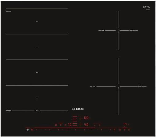 Варочная панель индукционная Bosch PXE601DC1E черный