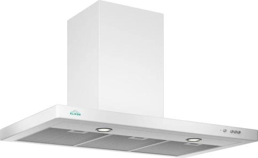 Вытяжка каминная Elikor KVADRA 90P-650-K3D белый