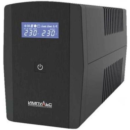ИБП ИМПУЛЬС ЮНИОР СМАРТ 1000, 1000/600 Ва/Вт, LED, USB, IEC-C13x4