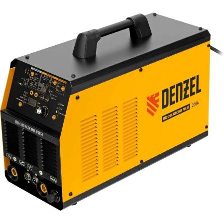 Аппарат инвертор. аргонодуговой сварки ITIG-200 ACDC Mix Pulse, 200 А, ПВ 60%// Denzel