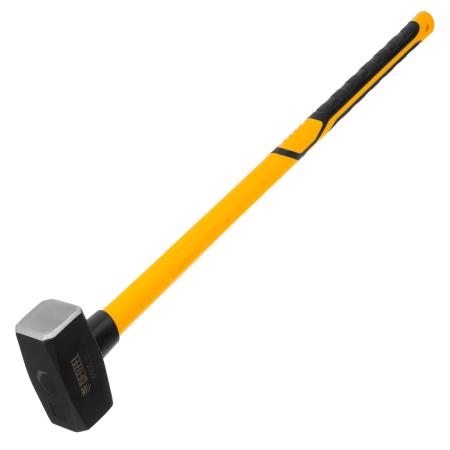 Кувалда 4000 г, кованая, фибергласовая  рукоятка c TPR покрытием, 880 мм // Denzel