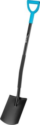 Лопата прямоугольная профессиональная, 195х285х1200 мм, цельнометаллическая, LUXE// Palisad