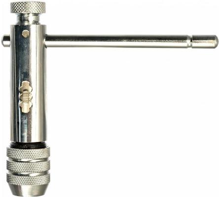 Вороток для метчиков М5 - М12, хромированный, с трещоткой// Matrix