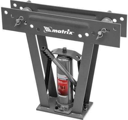 Трубогиб гидравлический, 1/2"–2", 12 т, в комплекте с башмаками// Matrix