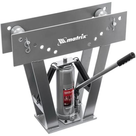 Трубогиб гидравлический, 1/2"–3", 15 т, в комплекте с башмаками// Matrix