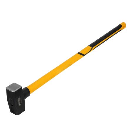 Кувалда 3000 г, кованая, фибергласовая  рукоятка c TPR покрытием, 880 мм // Denzel