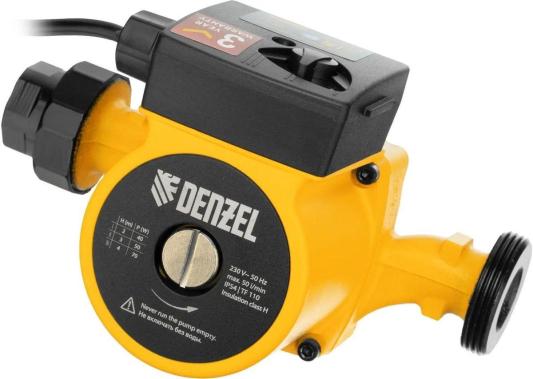 Циркуляционный насос CP25-4, напор 4 м, 50 л/мин, 1 м кабель, монт. длина 180 мм// Denzel