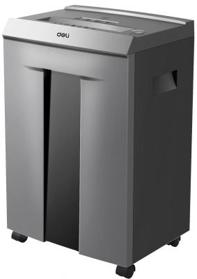 Шредер Deli ET096 серебристый (секр.P-5) фрагменты 16лист. 30лтр. CD