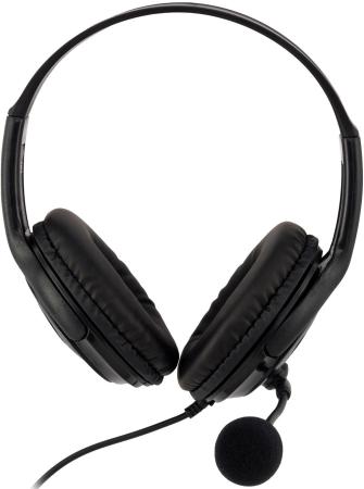 Гарнитура Oklick HS-M400,  для компьютера, накладные,  черный  [1532019]