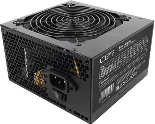 Блок Питания CBR ATX 450W 80+ Bronze, APFC, 0.6mm, 20+4pin, 1*8-pin(4+4P), 1*6+2pin, 4*SATA, 2*IDE, 12cm fan, 1.5м кабель питания, черный [PSU-ATX450-12GM]