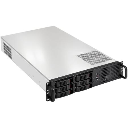 Серверная платформа ExeGate Pro 2U660-HS06 <RM 19", высота 2U, глубина 660, Redundant БП 2x550W, 6xHotSwap, USB>
