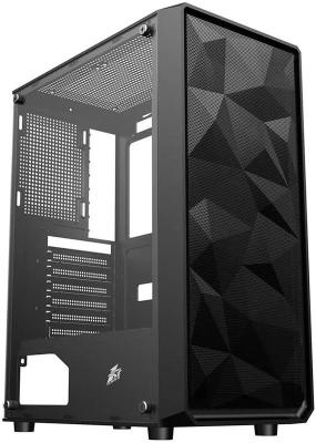 1STPLAYER FD3 Black / ATX / 4x120mm LED fans inc. / FD3-BK-4F1