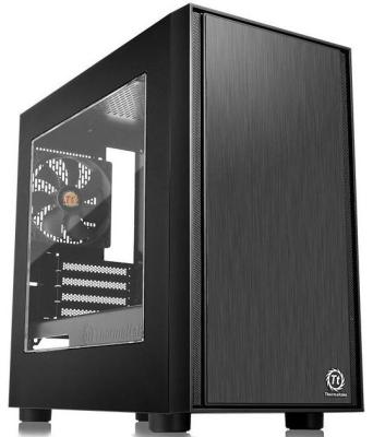 Корпус Thermaltake Versa H17 window черный без БП mATX 2xUSB2.0 1xUSB3.0 audio bott PSU