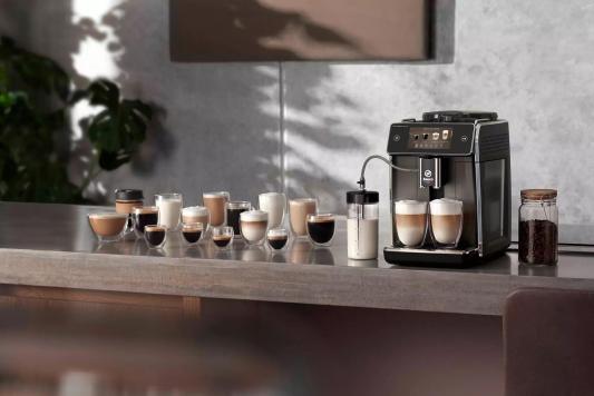 Кофемашина Philips SM6685/00 1500 Вт серебристый серый