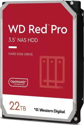 Жесткий диск WD SATA-III 22TB WD221KFGX NAS Red Pro (7200rpm) 512Mb 3.5"