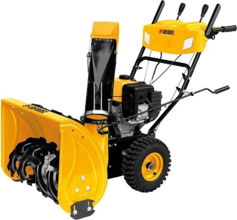 Бензиновая снегоуборочная машина SBM 610S PRO, 212cc, эл.старт, фара, обогрев// Denzel