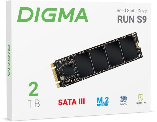 SSD накопитель Digma Run S9 2 Tb SATA-III