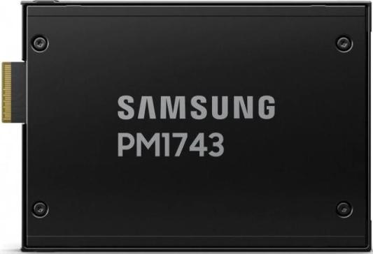 Твердотельный накопитель/ Samsung SSD PM1743, 1920GB, U.3(2.5" 15mm), NVMe, PCIe 5.0 x4 R/W 14000/3000MB/s, IOPs 2 000 000/150 000, TBW 3504, DWPD 1 (12 мес.)