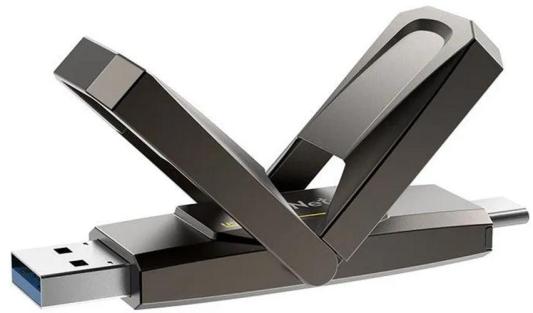 Флешка 512Gb Netac US5 USB 3.2 черный