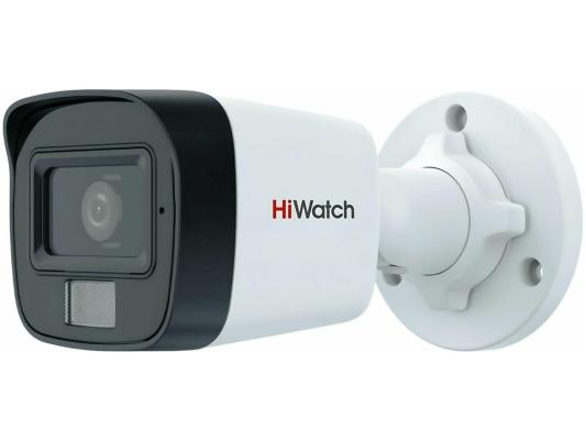 Камера видеонаблюдения аналоговая HiWatch DS-T200A(B) (2.8MM) 2.8-2.8мм HD-TVI цв. корп.:белый