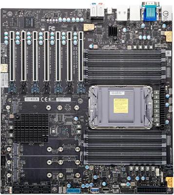 Материнская плата MBD-X12SPA-TF-B LGA4189, C621A, 16*DDR4(3200), 4*M.2, 7*PCIE, 10Glan, Glan, IPMI lan, USB Type-C, 4*USB 3.2, VGA, 2*COM