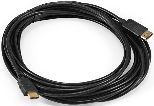 Кабель HDMI DisplayPort 1м Exegate EX-CC-DP-HDMI-10.0 круглый черный