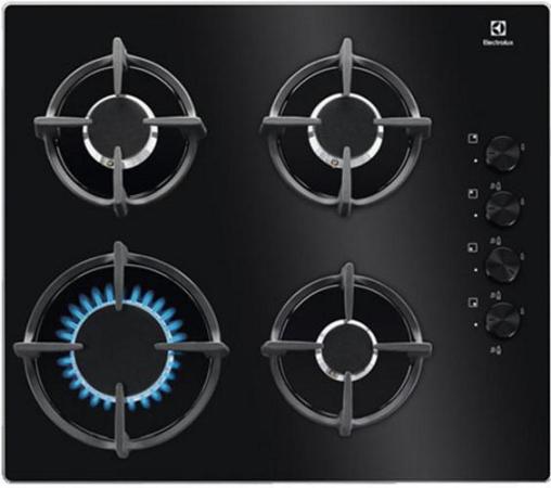 Варочная панель газовая Electrolux KGG6407K черный