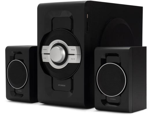 Микросистема Hyundai H-MS1403 черный 60Вт FM USB BT SD