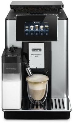 Кофемашина Delonghi ECAM610.55.SB 1450Вт черный/серебристый