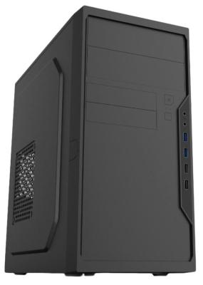 Корпус с блоком питания 450Вт./ Case Foxline FL-733R-FZ450R-U32H-NRPmATX case, black, w/PSU 450W 12cm, w/2xUSB2.0, w/2xUSB3.0, w/P-lock, w/E-lock support, w/rear LED lighting button,w/top handle, w/pwr cord, w/o FAN