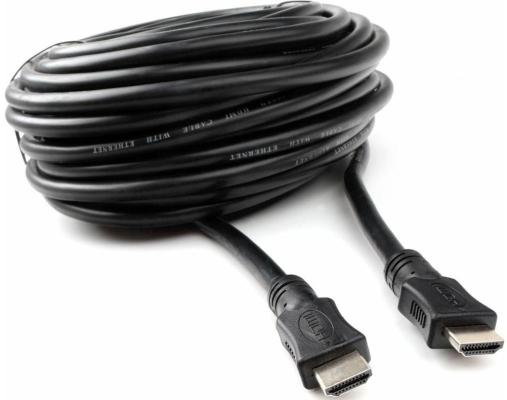 Кабель HDMI 20м Cablexpert CC-HDMI4L-20M круглый черный