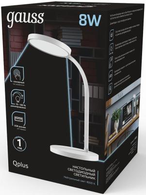 Светильник Gauss GT5031 настольный на подставке белый 8Вт