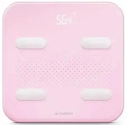 Весы напольные S SMART PINK M1805GL_PINK YUNMAI