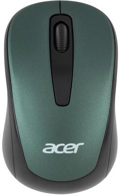 Мышь Acer OMR135 зеленый оптическая (1000dpi) беспроводная USB для ноутбука (2but)