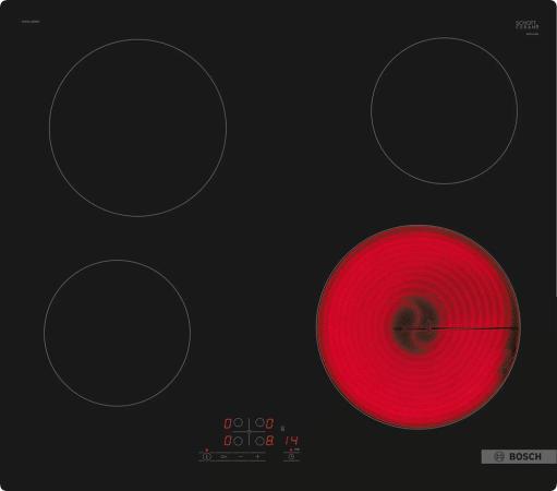 Варочная панель электрическая Bosch PKE611BB2E черный