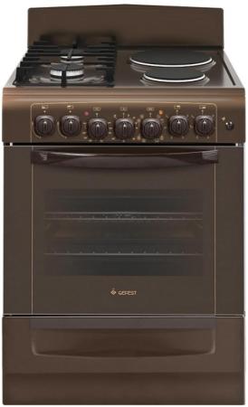 Комбинированная плита Gefest 6112-02 0137 коричневый