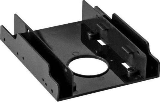 Салазки (переходник) Exegate HD-22T3P пластиковые для установки 2xHDD/SSD 2.5" в отсек 3.5" EX292545RUS