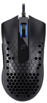 Игровая мышь REDRAGON STORM BASIC чёрная (USB, Pixart P3327, Huano, 5 кн., 12400 Dpi, RGB подсветка)