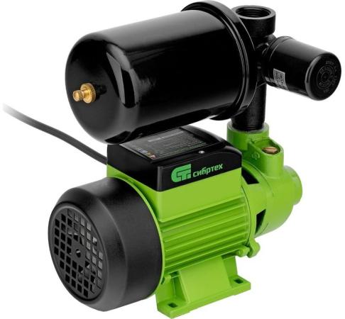 Насосная станция НС400-Ч, 400 Вт, напор 32 м, 2100 л/ч, ресивер 2 л// Сибртех