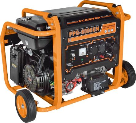Генератор Carver PPG- 8000ЕM 6.5кВт