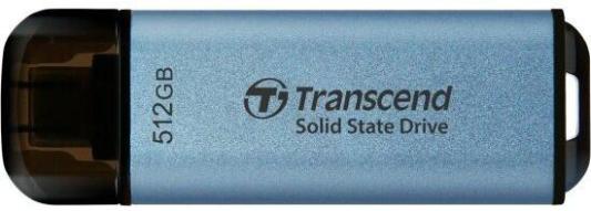 Внешний SSD диск 512 Gb USB Type-C Transcend TS512GESD300C голубой