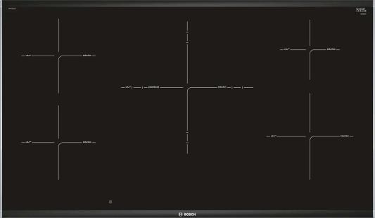 Варочная панель индукционная Bosch PIV975DC1E черный
